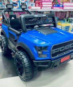 Jeep 4x4 5Motor รถแบตเตอรี่เด็ก น้ำเงิน